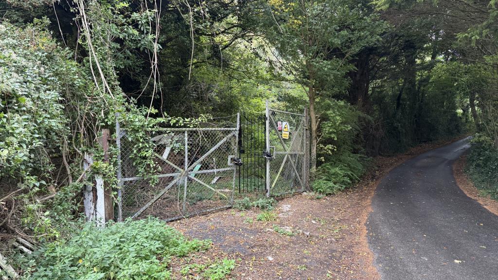 External image of site from road looking towards g