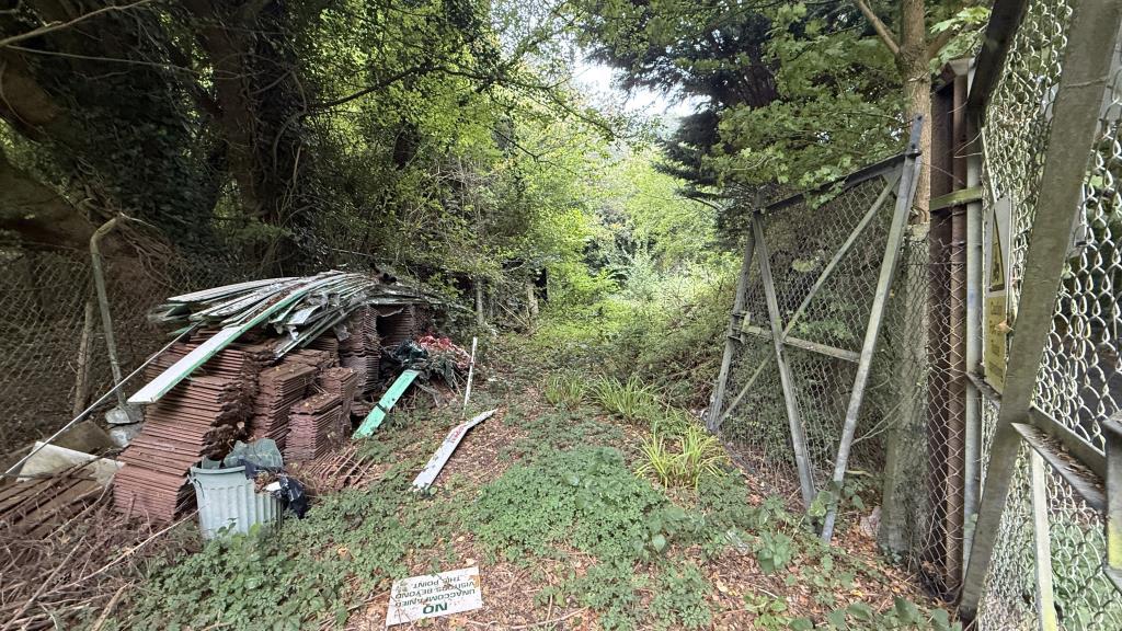 External image of site through the gate
