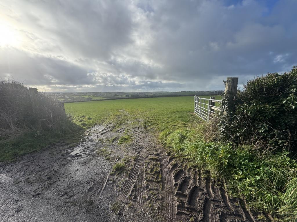 Gate onto land