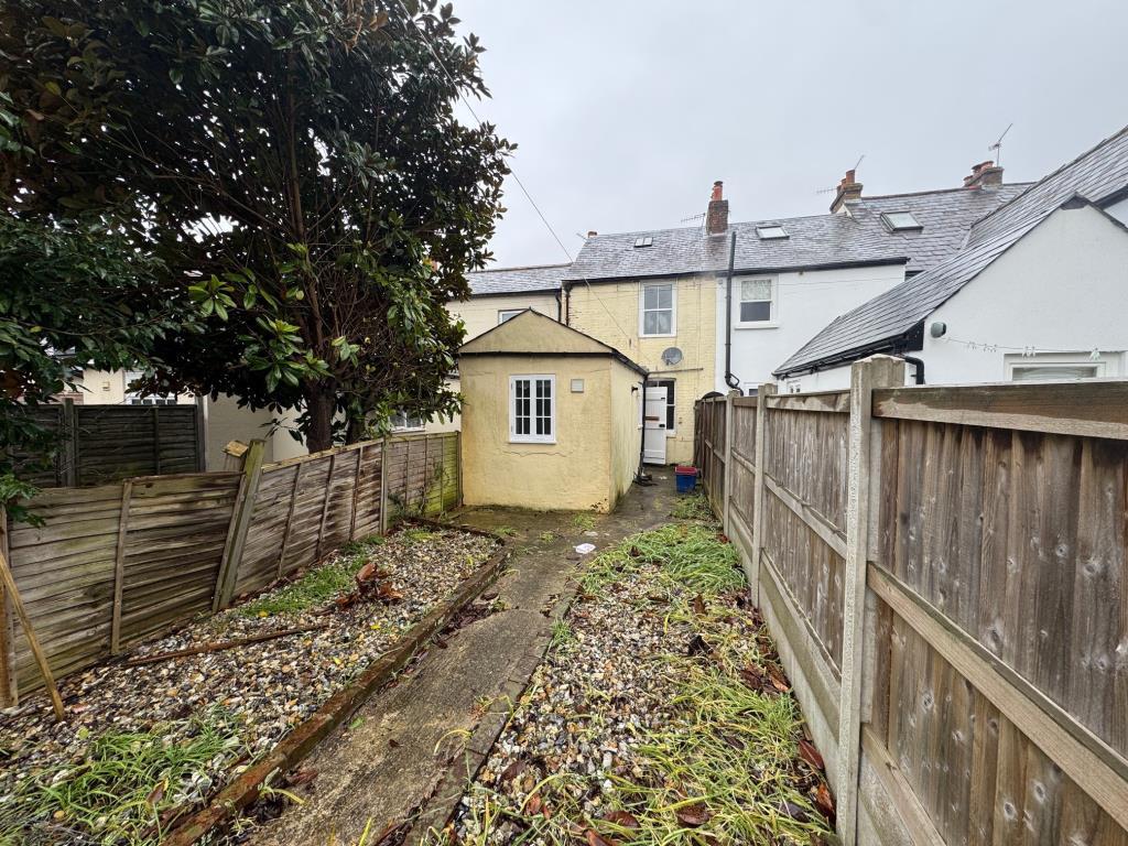 Rear of property