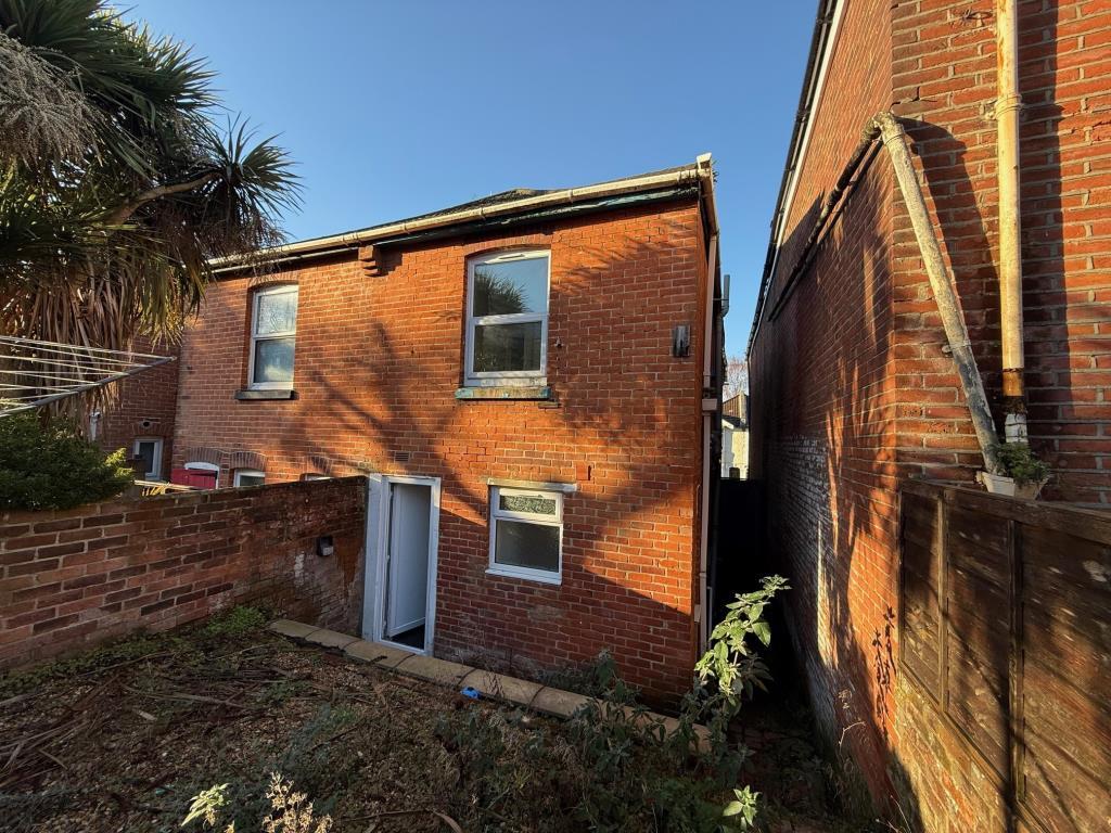 Rear elevation of the house