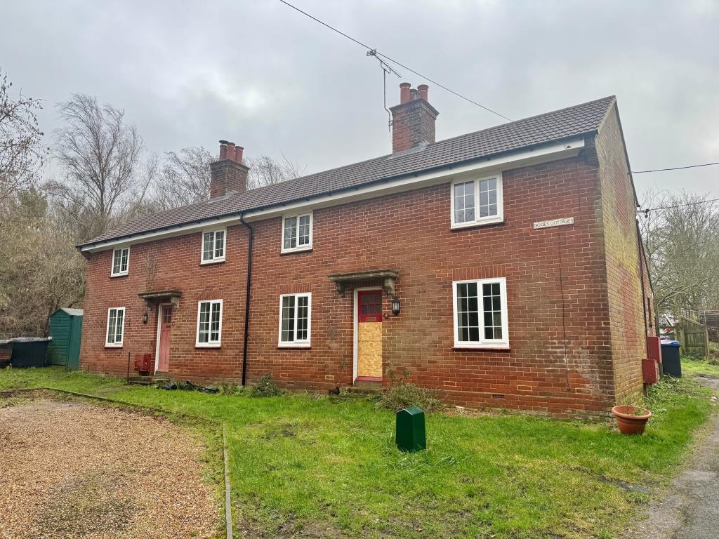 Front of the two cottages