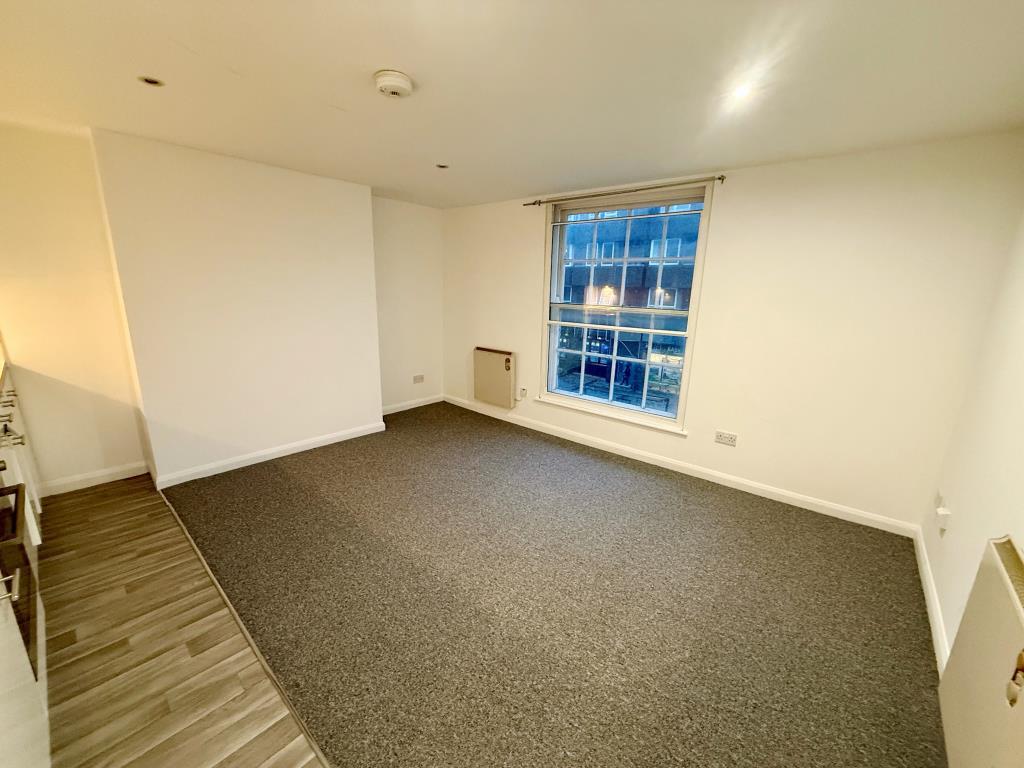 Living room with kitchen