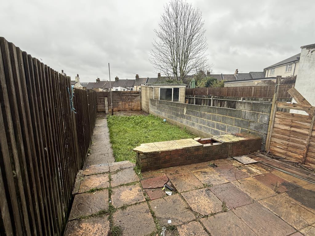 Rear Garden of House in Need of Refurbishment