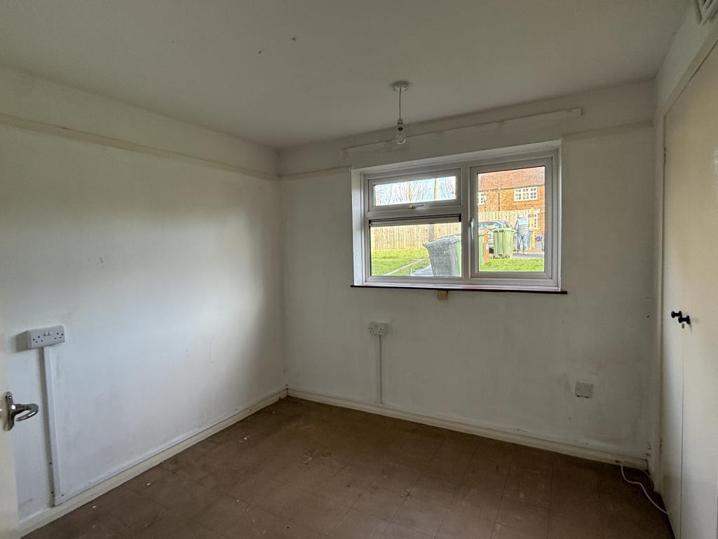 Bedroom in flat in need of improvement