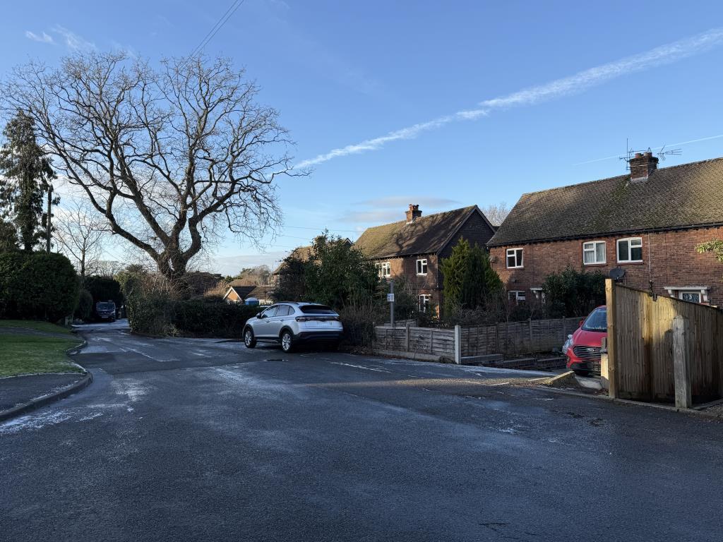 Street view towards Semi in need of Refurbishment