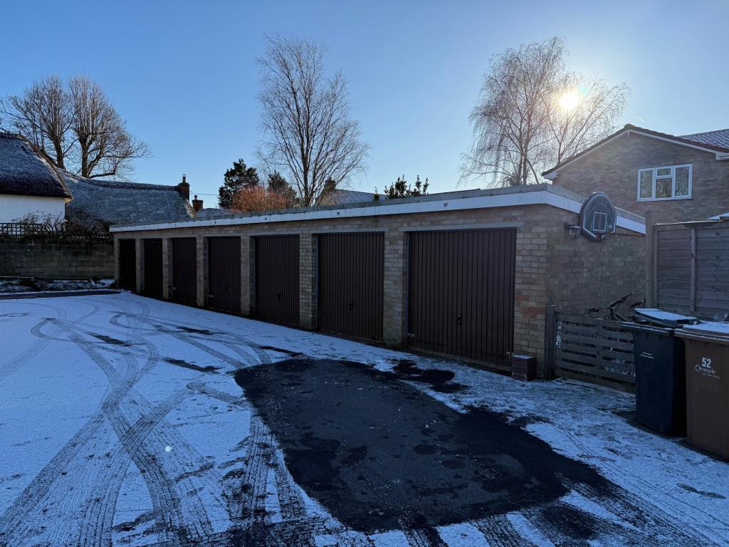 Six lock up garages