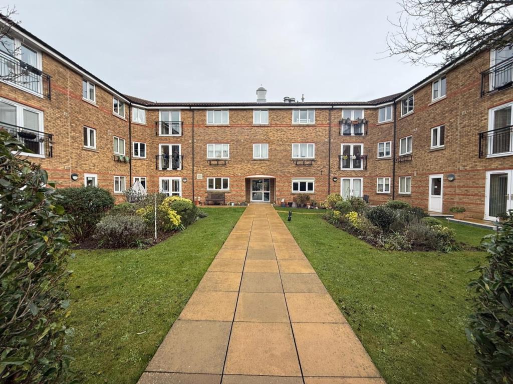 Back view of building from communal gardens
