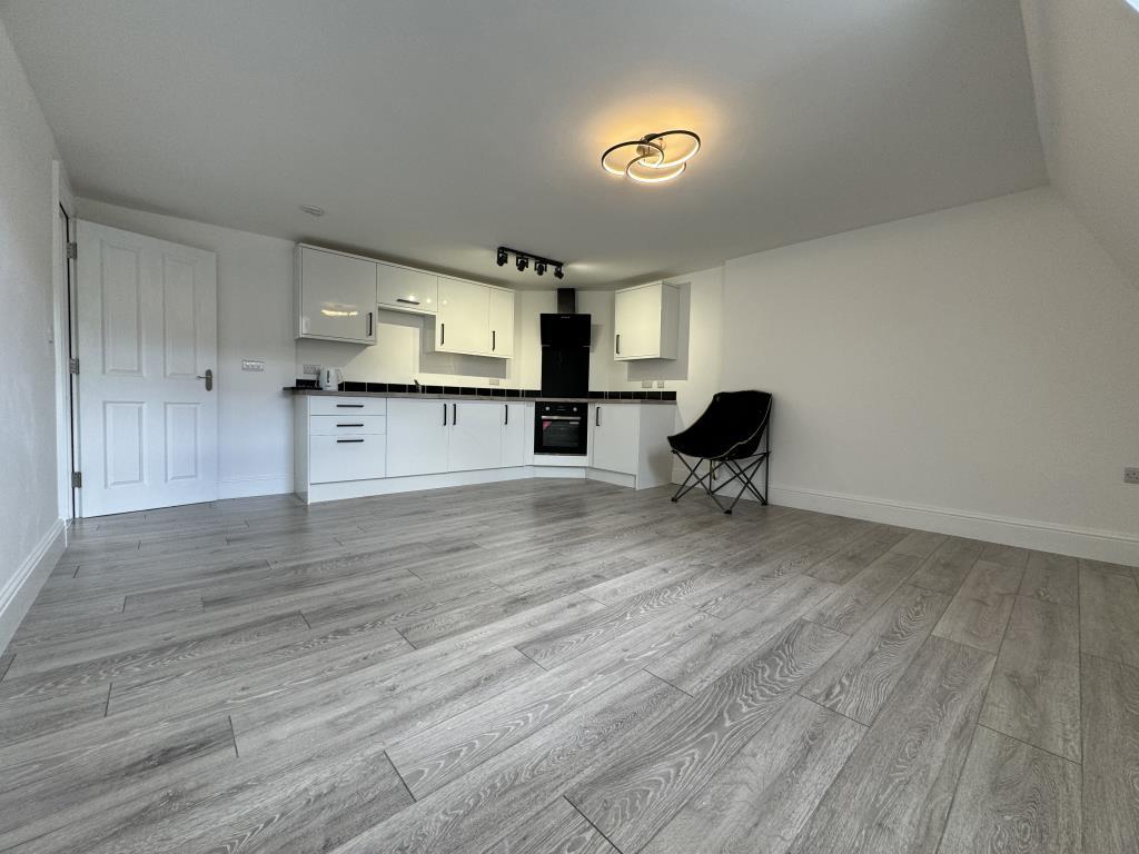 Living room/kitchen and dining room