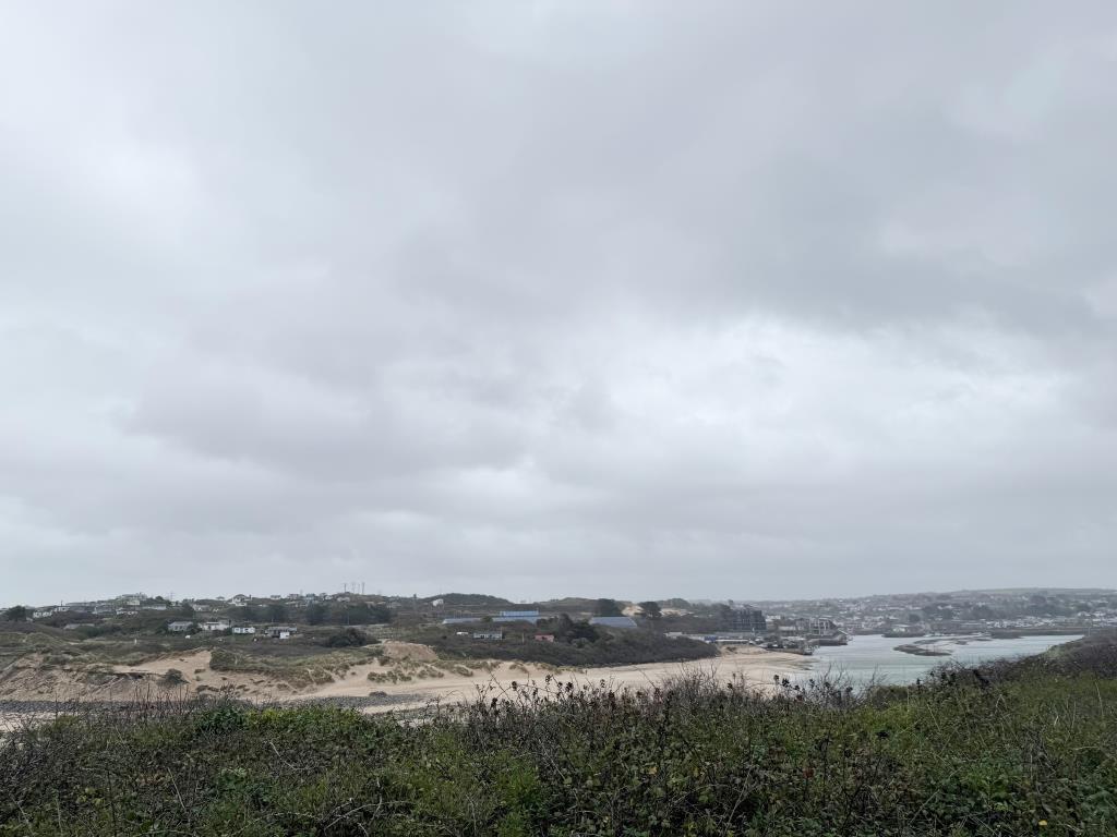 Cliffland and views over Porthkidney beach and Hay