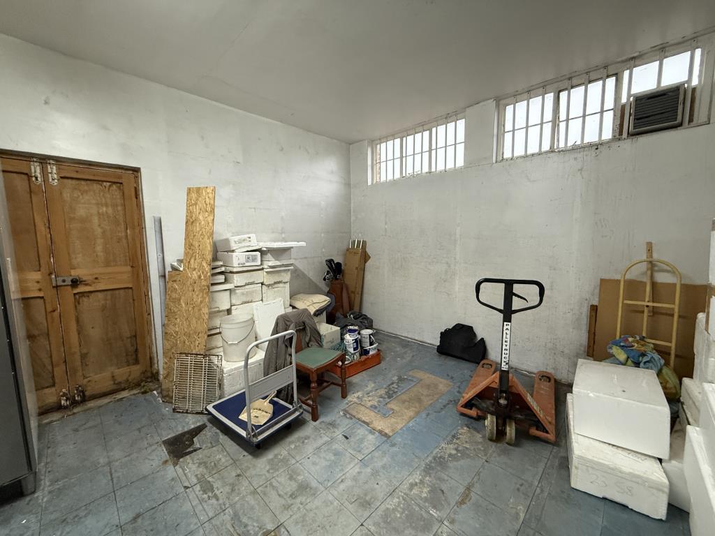 Rear store room of commercial unit