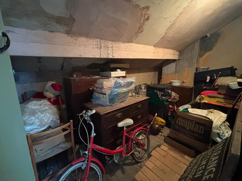Upstairs storage