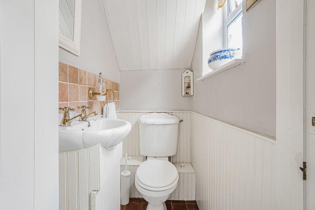 Downstairs cloakroom