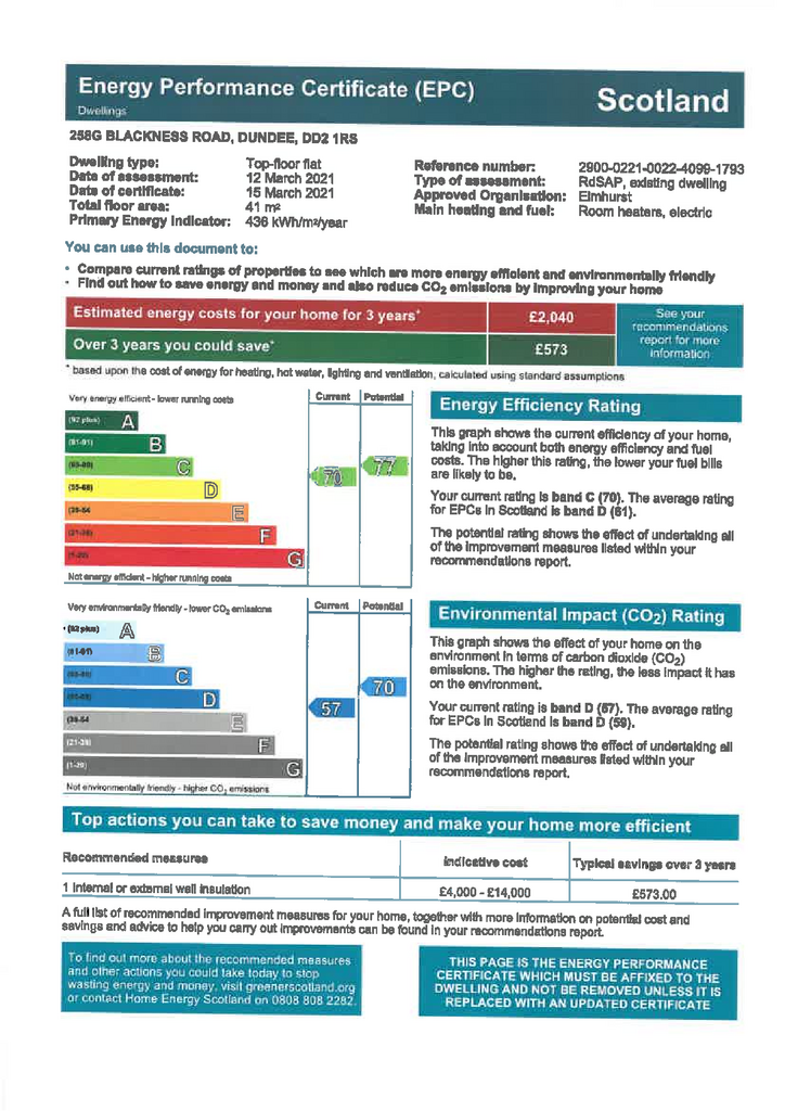 EPC Certificate