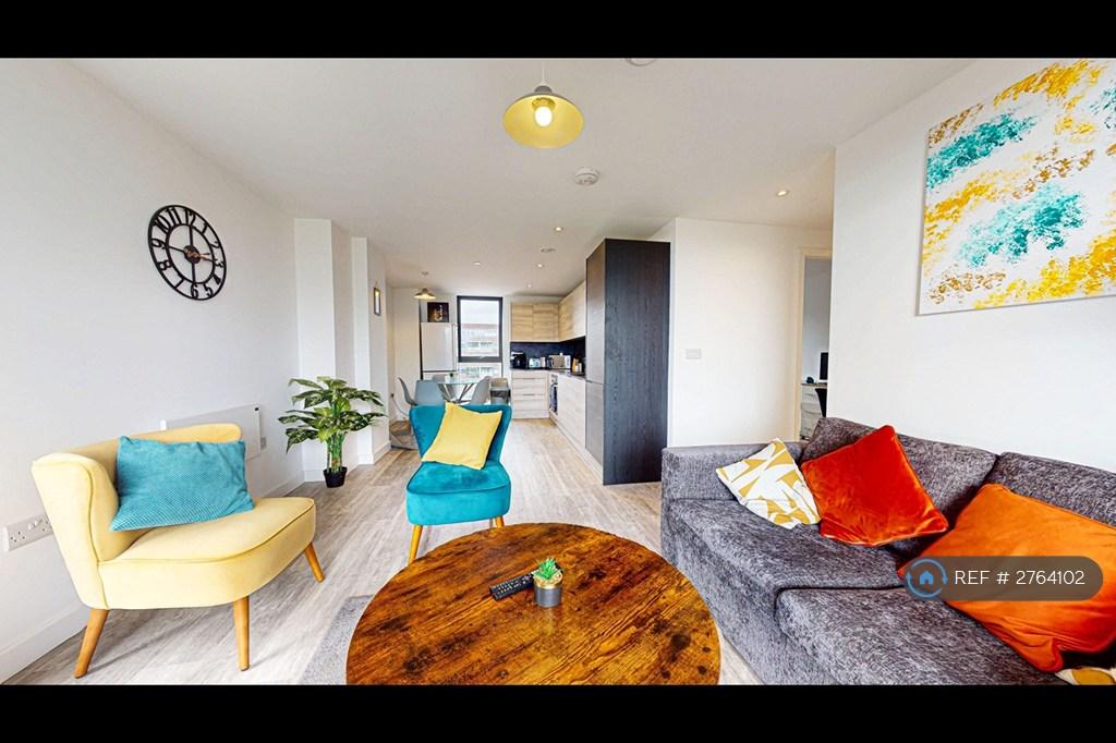Open-Plan Lounge - Furnished Flat