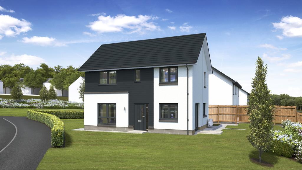Detached house exterior, driveway