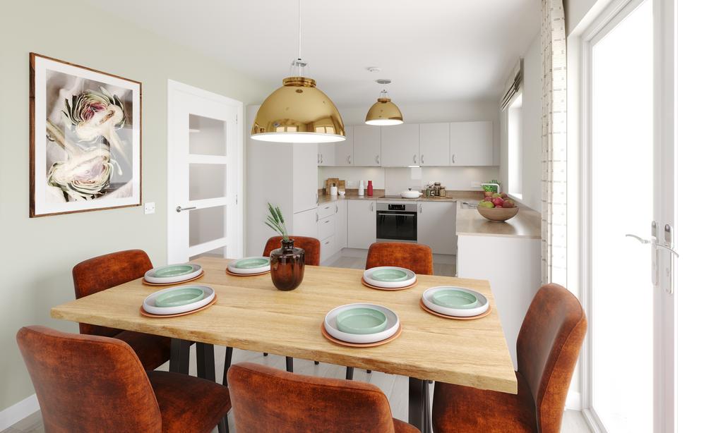 Dining room, open plan living