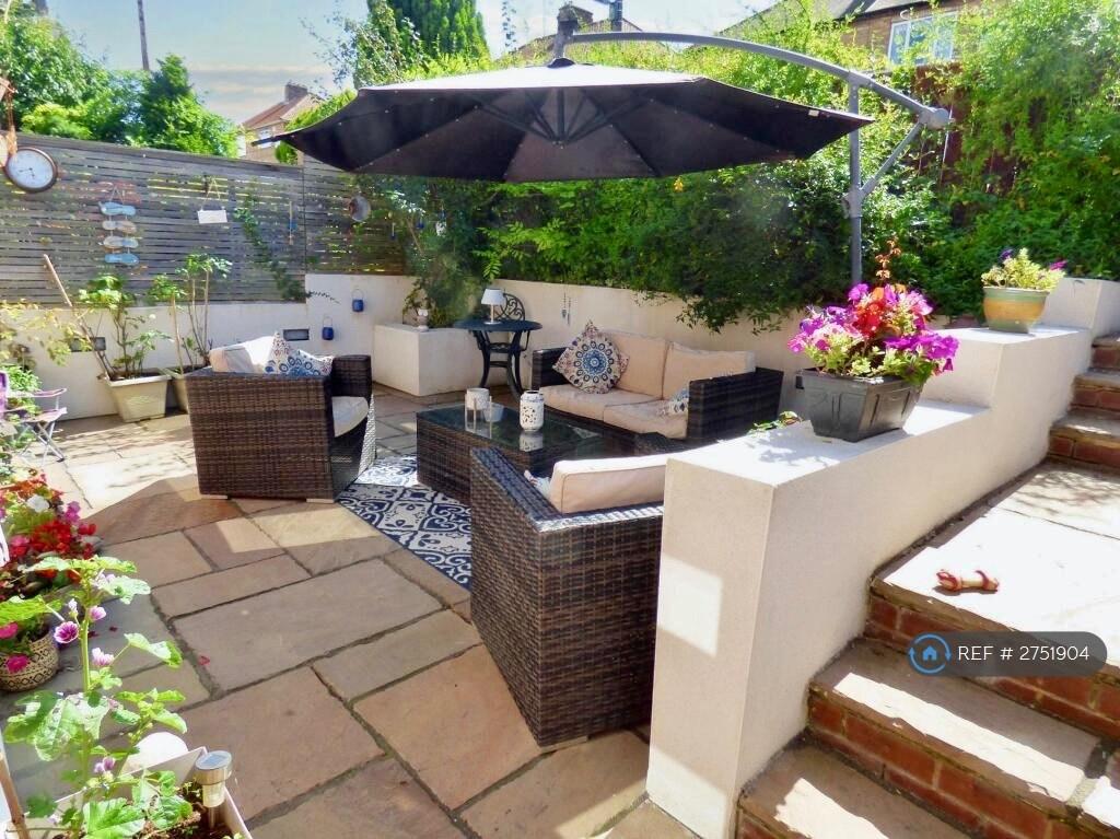 Private South Facing Courtyard. Now Unfurnished