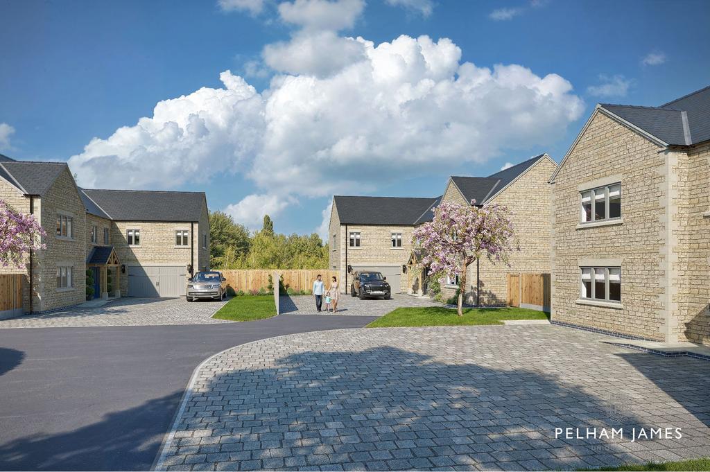 Street scene, Stonefield Close, Rippingale...