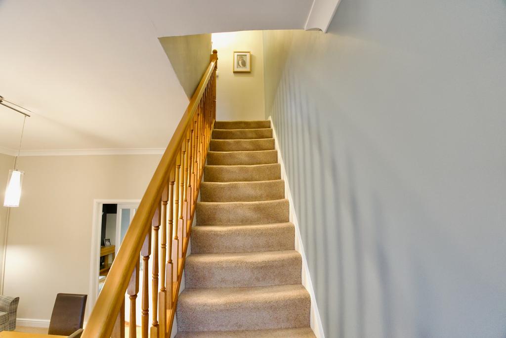 Open plan stairs