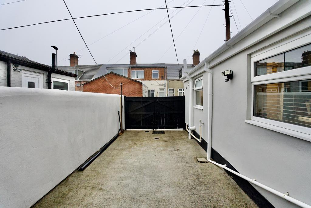 Yard with access for car