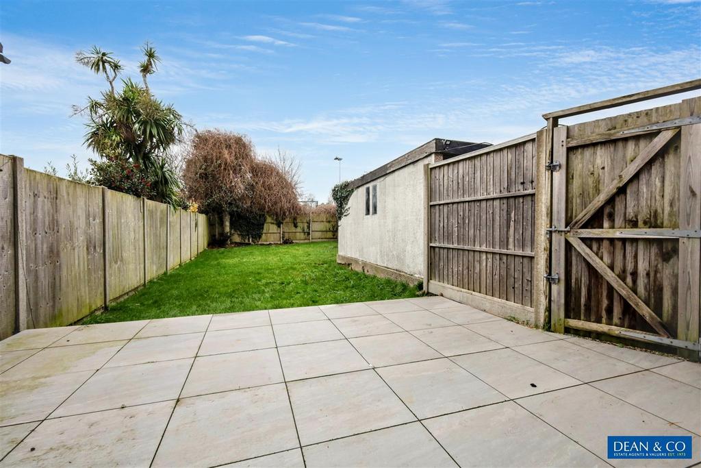 Rear garden