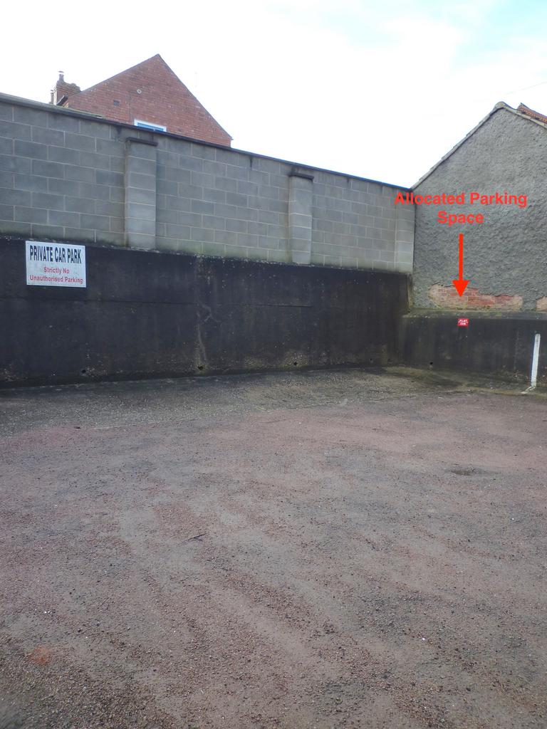 Parking area to rear of property, allocated...