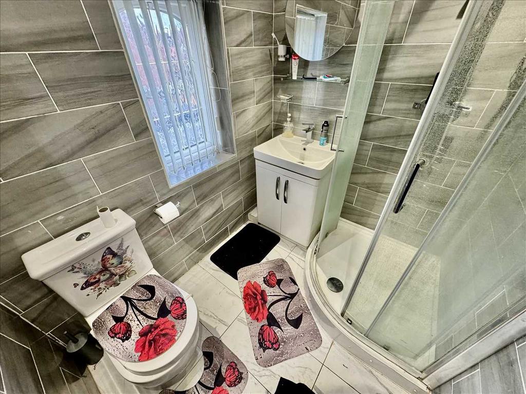 Tiled shower room