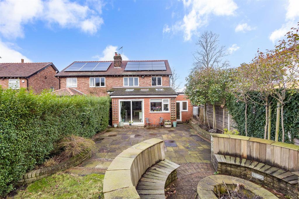 Rear of property