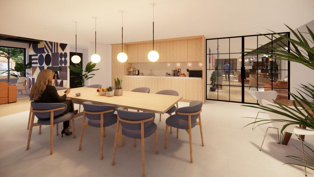 Residents shared workspace