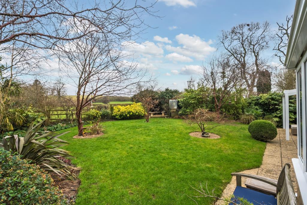 Garden with country views