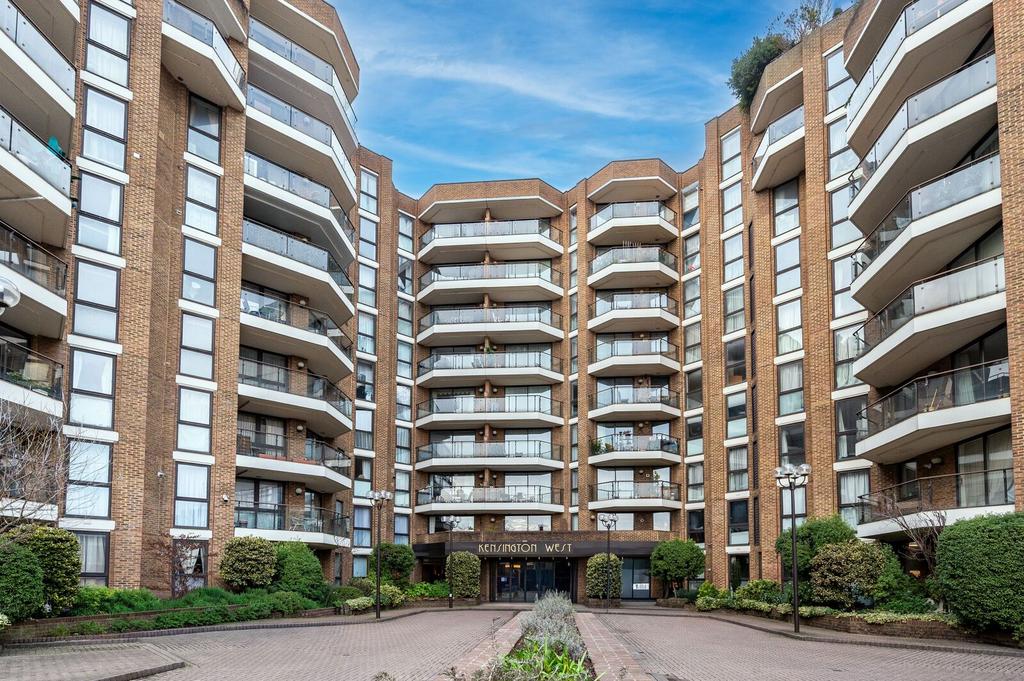 Apartment building facade, block of apartments