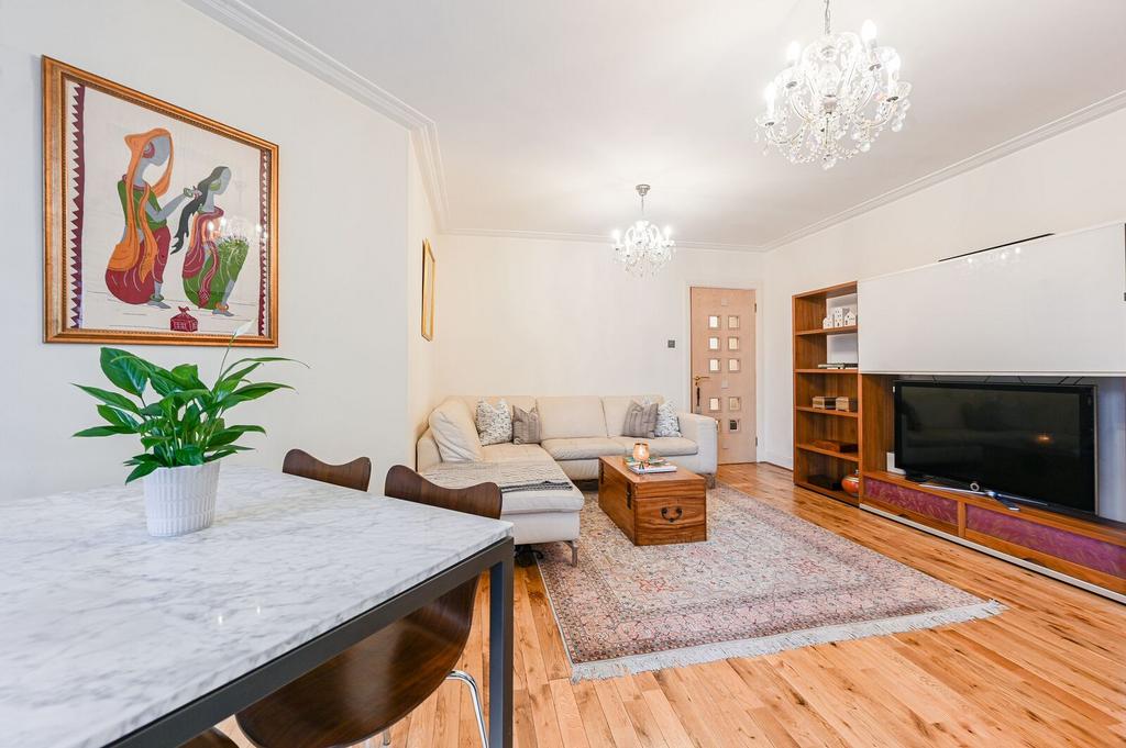 Open-plan living area, open plan living
