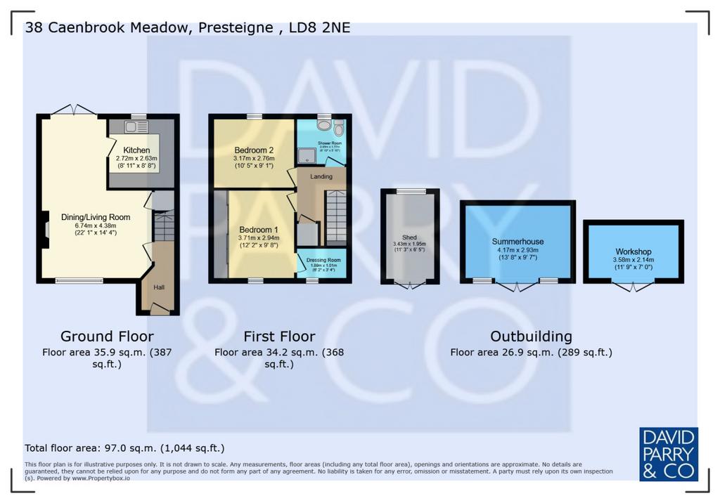 Modern 2 bedroom semi detached