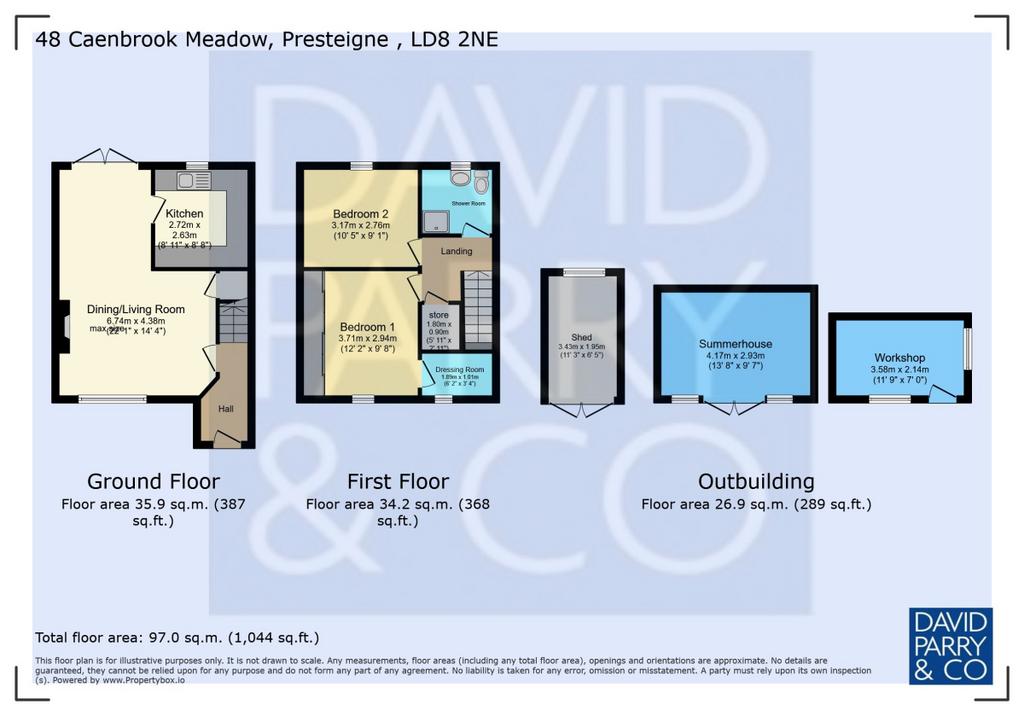 Modern 2 bedroom semi detached