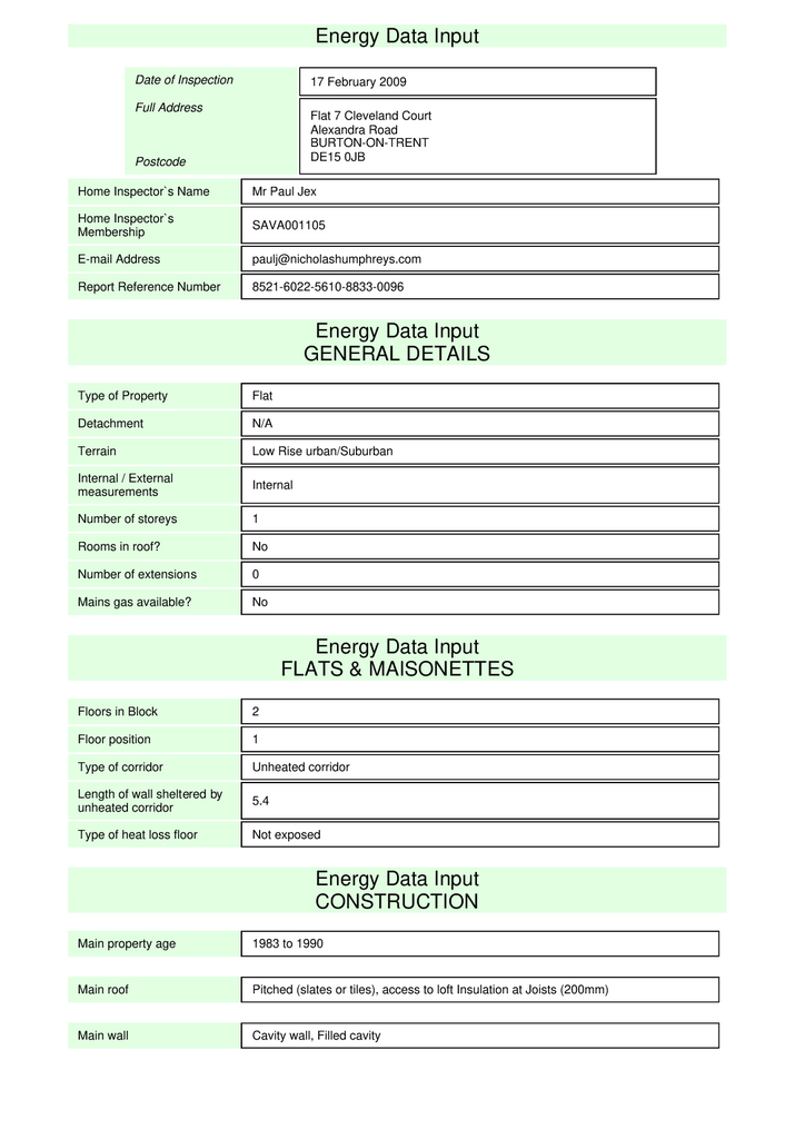 EPC Certificate