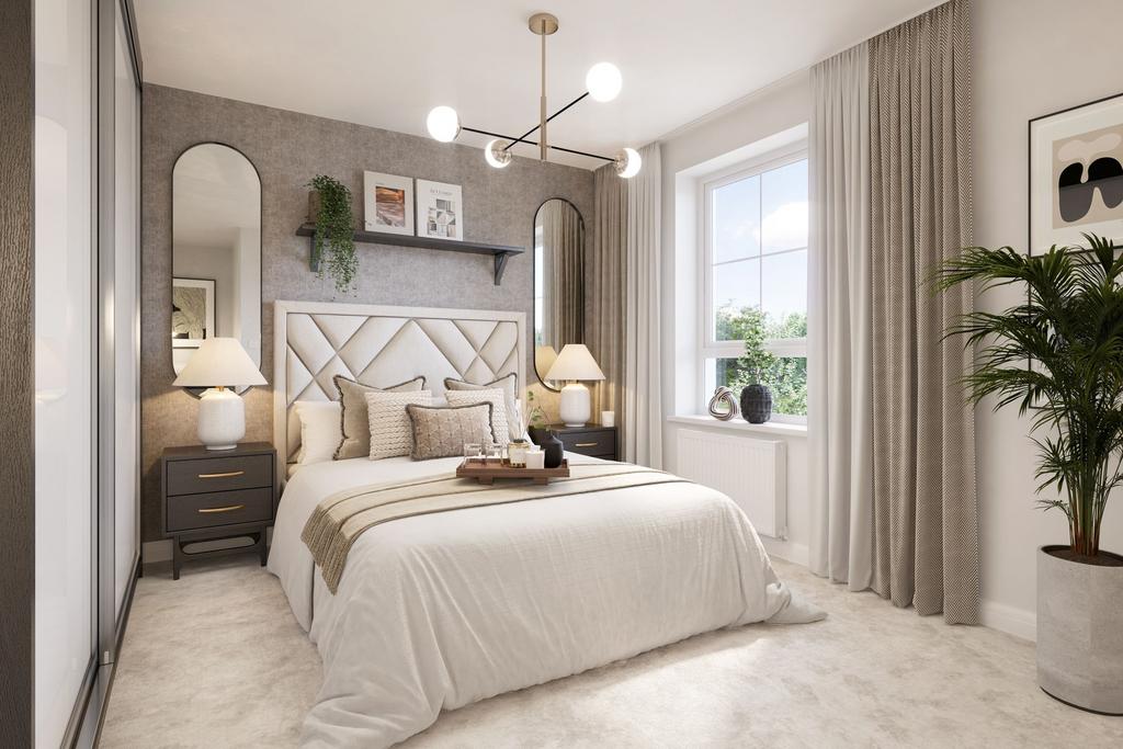 Main bedroom in the 3 bedroom Maidstone