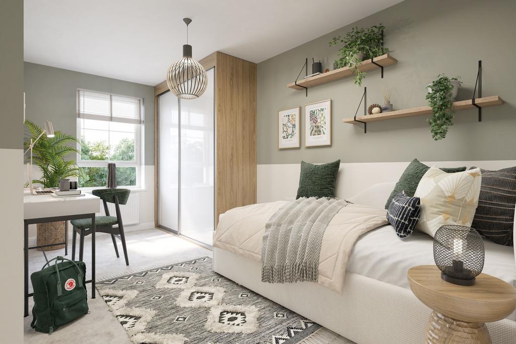 Bedroom two in the 3 bedroom Maidstone