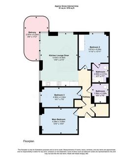 3 bedroom apartment to rent, Cairncross House, Kidbrooke Village, London