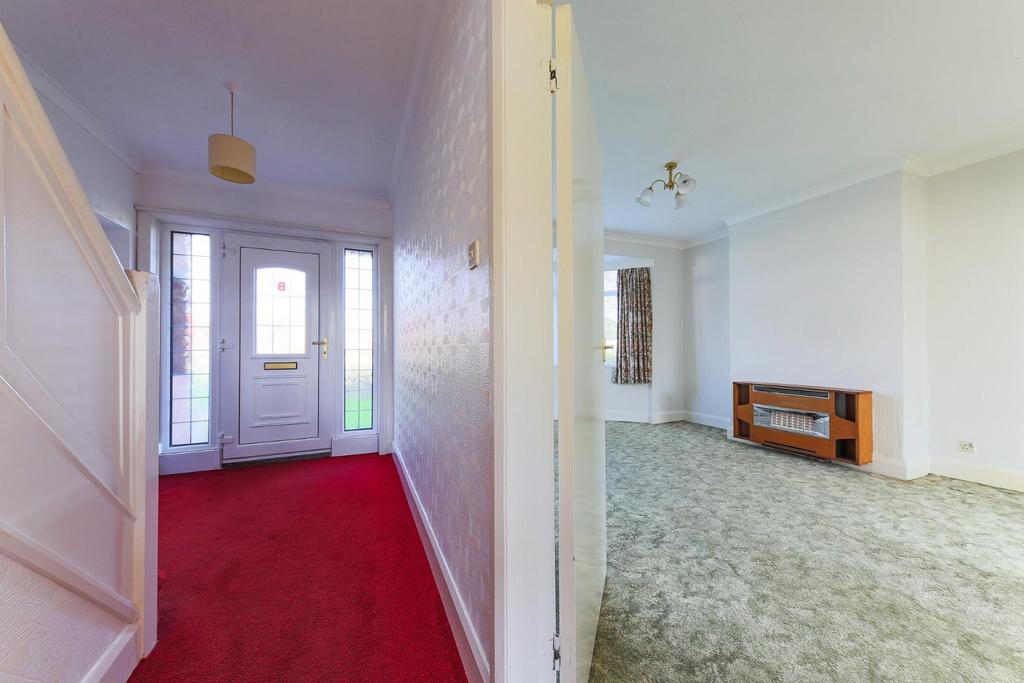 Hallway to living room