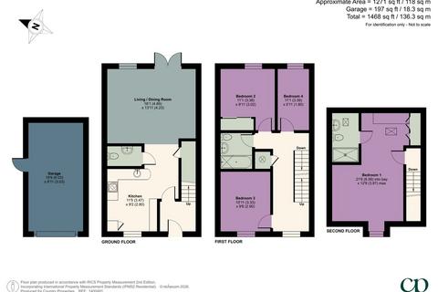 4 bedroom semi-detached house for sale, Aspen Gardens, Stotfold, Hitchin, SG5