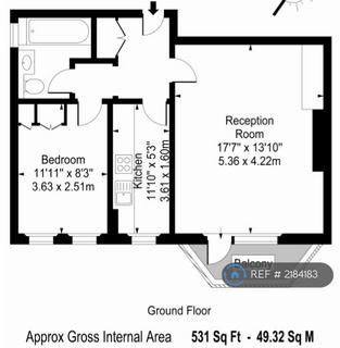 1 bedroom flat to rent, Minster Road, London, NW2