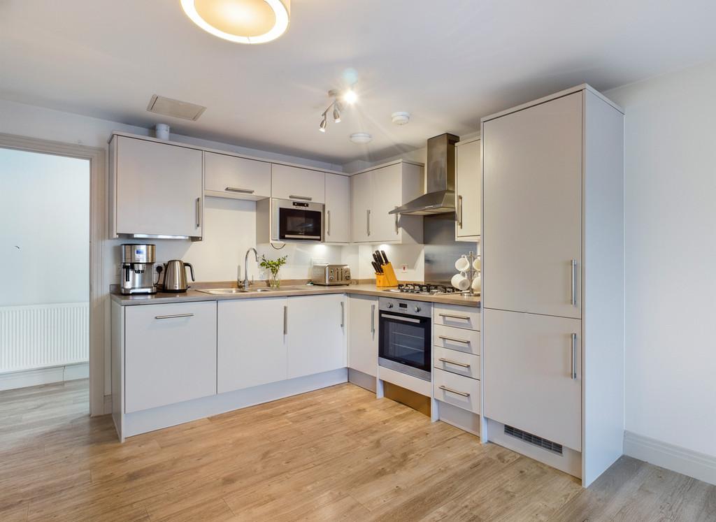 Kitchen staged