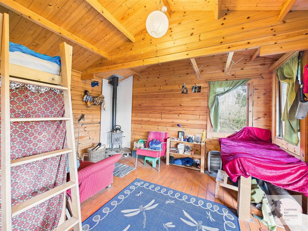 Inside Log Cabin