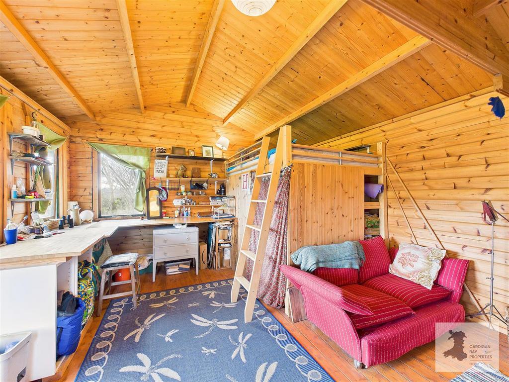 Inside Log Cabin