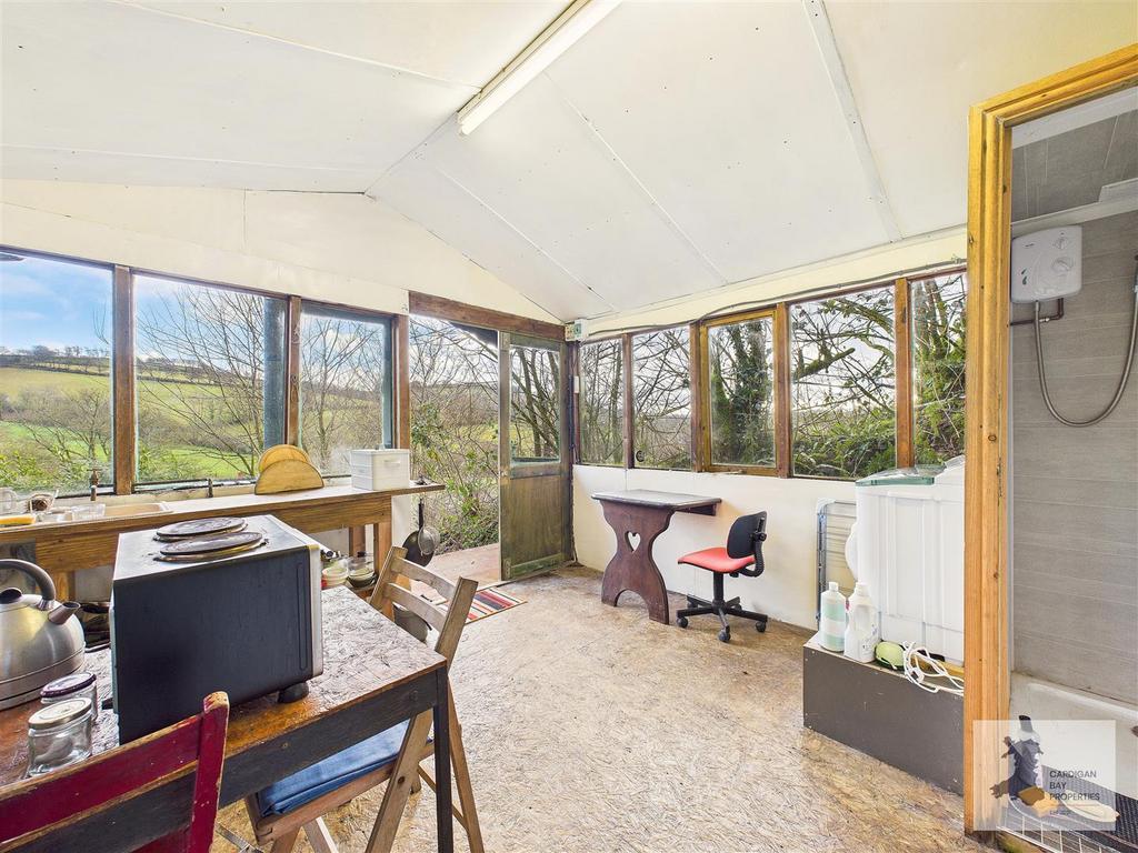 Living area inside Workshop