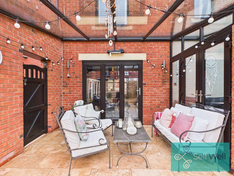 Covered Seating Area