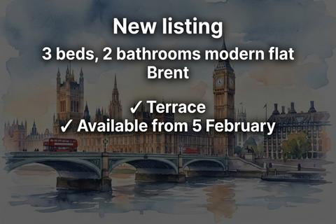 3 bedroom flat to rent, Granville Road