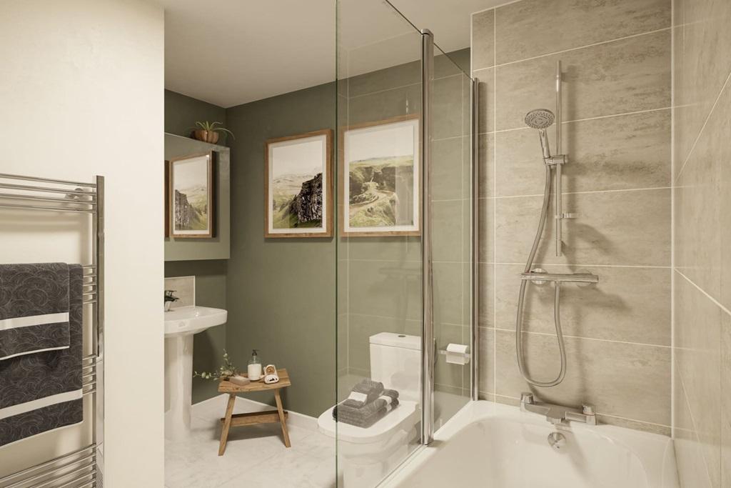 Energy efficient main bathrom