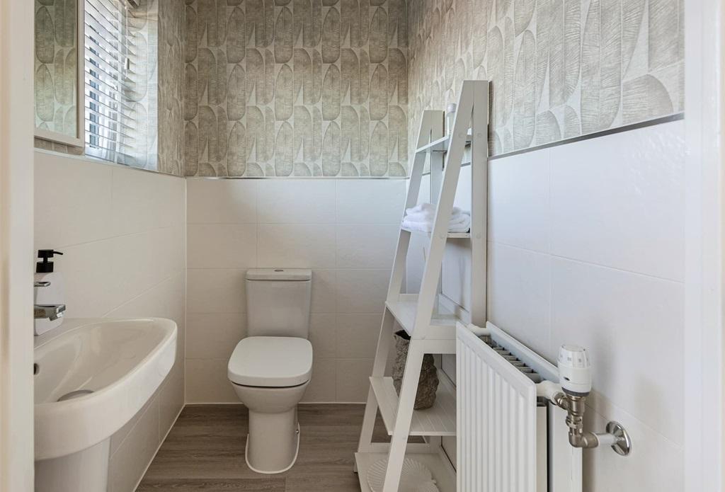 Handy downstairs cloakroom